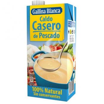 Gallina Blanca Caldo Casero de Pescado 100% Natural 1L Brik