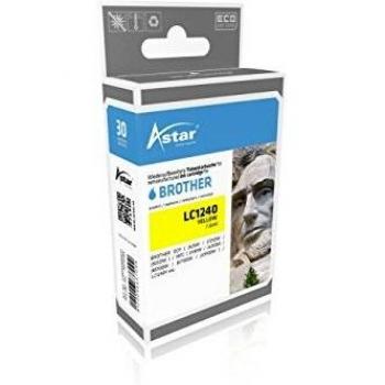 Cartucho de tinta amarillo Astar (sustituye a Brother LC1240Y) 600 páginas 7.1ml