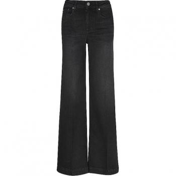 Liu Jo Women's Black Wide Fit Flared Jeans Size W31