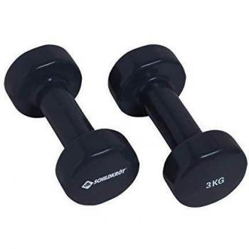 Schildkröt Fitness Set de 2 Mancuernas de Vinilo 3,0 Kg, 960007