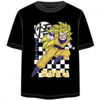 Camiseta Goku Super Saiyan 3 Negra Talla M