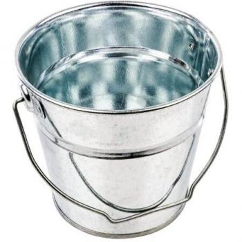 Cubo Mini Olympia de Acero Galvanizado con Asa 80mm