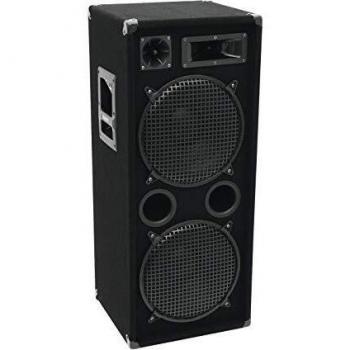 Omnitronic DX-2222 - Altavoces de pie, 300 mm, 1.0, 500 W, 8 Ohmio, 99 Db