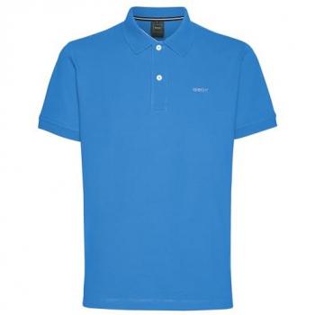 Polo Geox M3510B - Manga Corta Azul Hombre - ADN Sostenible - Algodón Orgánico - Tecnología Respira
