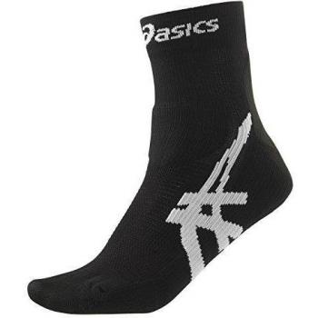 ASICS Cumulus - Calcetín unisex, color negro, talla 1