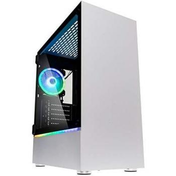 Kolink Bastion RGB Midi Tower, Cristal Templado - weiß