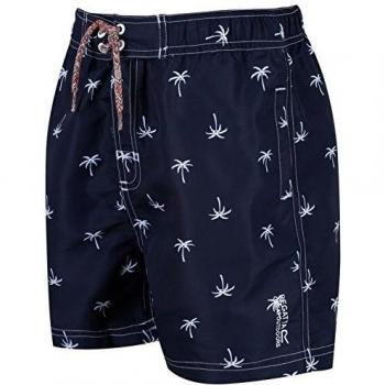Regatta Skander Traje de baño, Niños, Azul Marino, Talla 7-8