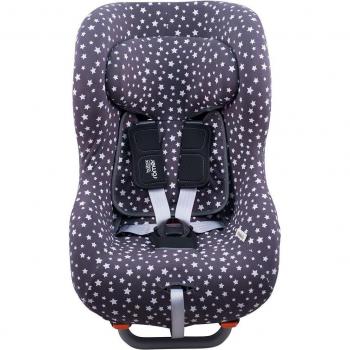 Funda de Algodón Elástico Jyoko para Silla de Coche Britax Romer Max Way Plus - Modelo Winter Sky