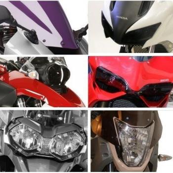 Kawasaki zx12-r 00 - 01/iridium Morado delanteros pantalla No Legal en carretera