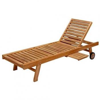 Tumbona de teca plegable Happy Garden Lombok