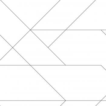 Papel pintado líneas gráficas negro y blanco - 0,53 x 10,05 m - Estahome - Intissé certificado FSC