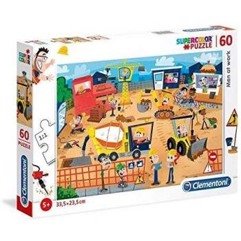 Puzzle 60 Piezas Hombres en el Trabajo Clementoni