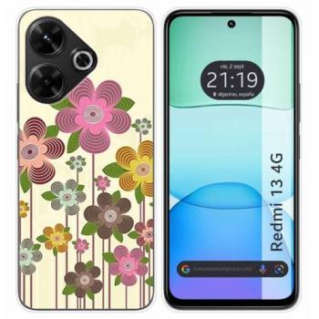 Funda de Silicona Primavera En Flor para Xiaomi Redmi 13 4G