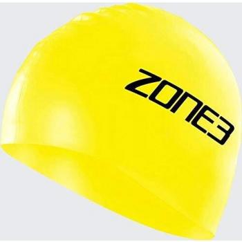Gorro de natación Zone3 Silicone Swim Cap amarillo, tipo: gorro de natación, material: silicona, color: amarillo, diseño: alta visibilidad