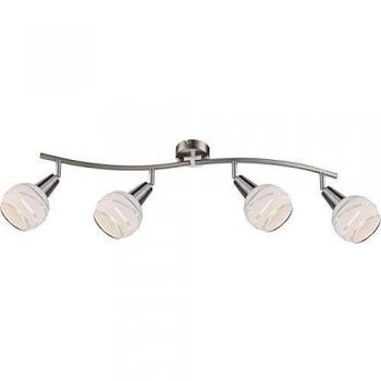Plafón LED Elliott 4xE14 Níquel Mate 5W 230V 324lm 3000K