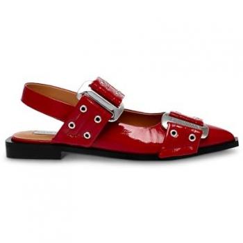 Steve Madden Grand Ave Women's Ballet Flats - Red Patent