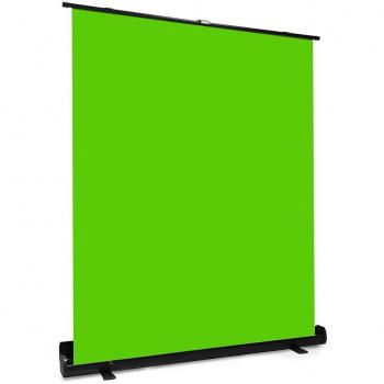 Pantalla Phoenix Efecto Chroma Manual Suelo 150x180 Verde Antiarrugas con Estuche Rígido de Aluminio Portátil
