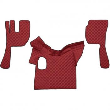Alfombra moldeada F-CORE FL12 RED, alfombrillas de alta calidad, diseño ergonómico, material antideslizante, fácil de limpiar, resistente al desgaste y a la humedad, ideal para uso en interiores y exteriores
