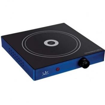 Jata V140 Cocina Eléctrica Vitrocerámica 1 Fuego con Una Placa de 18 cm Cuerpo Metálico Termostato Regulable de Temperatura 2000 W