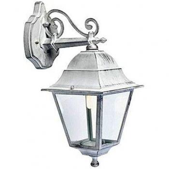 Applique Media en Basso Clásica para Exterior Blanco-Argento E27 60W IP43