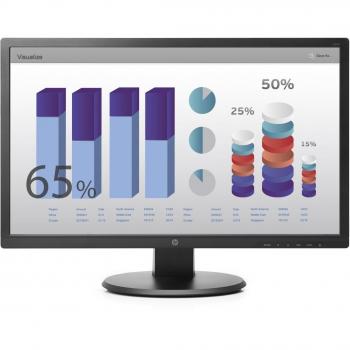 Monitor HP V243 de 24 pulgadas con Resolución 1920 x 1080 Pixeles, Tecnología LED y TN, Compatibilidad VGA/SVGA/XGA/SXGA/HD720, Contraste 1000:1 y Dinámico 5000000:1
