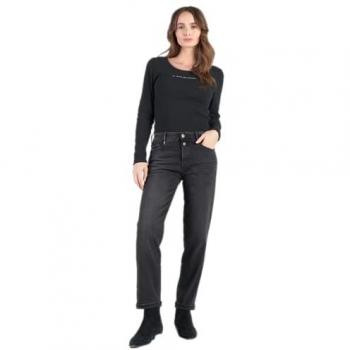 Le Temps des Cerises Basic Women's Mom Fit Black Jeans