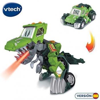 VTech- Switch & Go Dinos Juguete Barro, El T-Rex 4x4, Multicolor