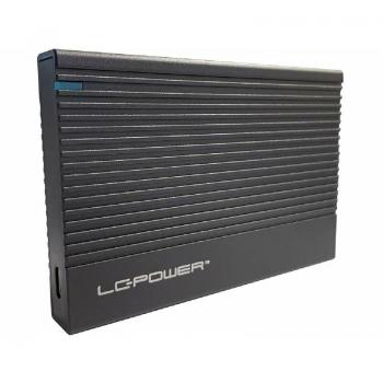Carcasa Externa HDD/SSD 2.5 SATA III USB 3.1 Aluminio Negra LC-25U3-C