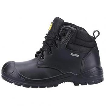 Amblers Safety Men's 241 Waterproof Black Leather Safety Boots - Size UK 10