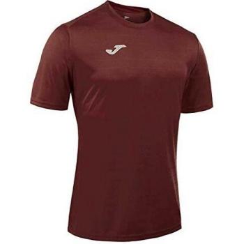 Joma Campus II Camiseta de Juego Manga Corta, Hombre, Burdeos, 2XL-3XL