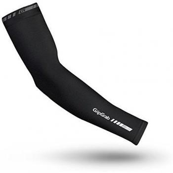 GripGrab Manguitos de Ciclismo Classic Térmicos Antideslizantes Calentadores de Brazos Otoño Invierno Negro y Amarillo, Adultos Unisex, M