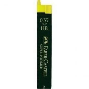 Faber Castell Minas Super de polímero de litio 0,35 HB VE = 12 unidades
