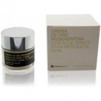 Crema oro, aloe y rosa moslqueta, con filtro solar uva y uvb. 50ml