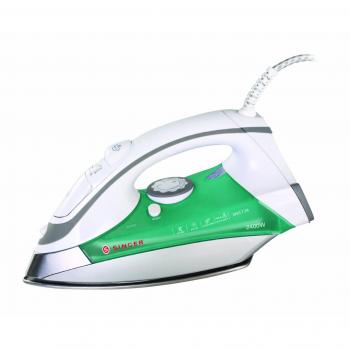 Singer 7.24 Plancha SNG 724.6, 2400 W, 0.27 litros, Verde, Blanco