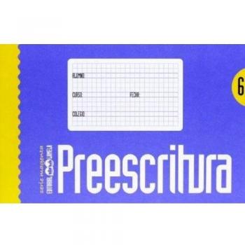Cuaderno Preescritura Color, 10 cm - Número 6