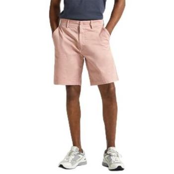 Pepe Jeans Men's Regular Fit Pink Chino Shorts
