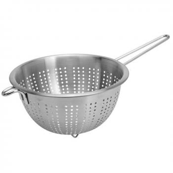Colador de Acero Inoxidable de 21 cm Excellent Houseware con Mango Resistente a Altas Temperaturas