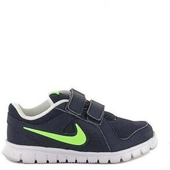 Nike Flex Experience LTR (TDV) Zapatillas, Bebé-niños, Negro / Verde / Blanco, 27
