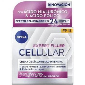 NIVEA Cellular Expert Filler Crema de Día Antiedad Intensiva con SPF 15, 50ml