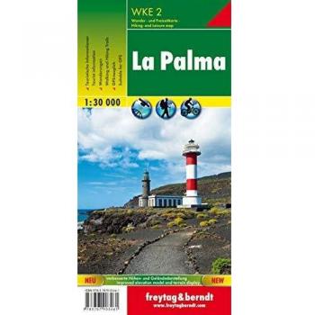 La Palma, mapa excursionista WKE 2. Escala 1:30.000. Freytag & Berndt.: Walking Map - Aa.vv
