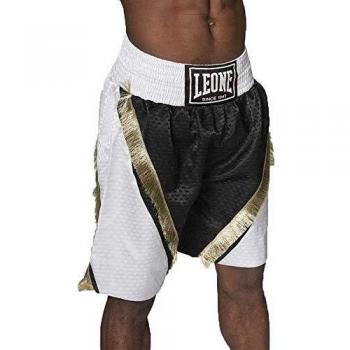 Leone 1947 Pantalones Cortos de Boxeo, Color Negro, L/XL