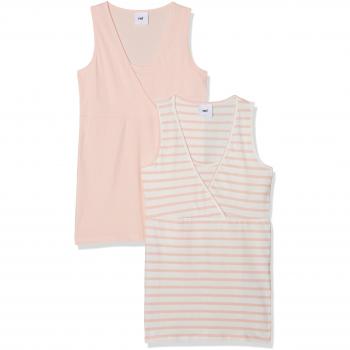 MAMALICIOUS Mllea Organic Tank Top, Camiseta de Tirantes premamá para Mujer, Rosa