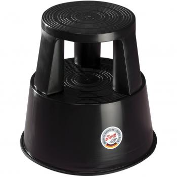 Wedo Taburete con Ruedas, Negro