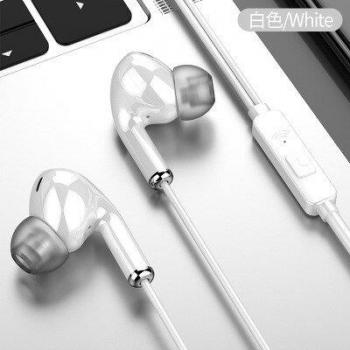Auriculares deportivos con cable estéreo Super Bass 3.5mm para videojuegos, in-ear con micrófono manos libres para Xiaomi