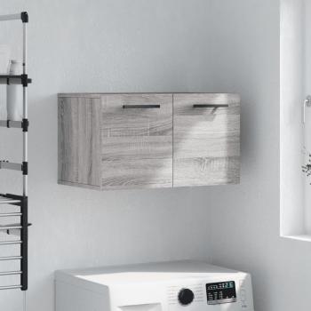 Armario de pared gris Sonoma 60x36,5x35 cm madera de ingeniería