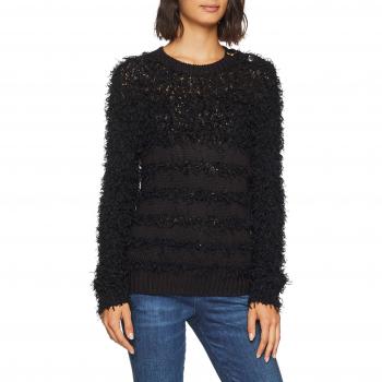 GUESS Abbey, Jersey para Mujer, Negro