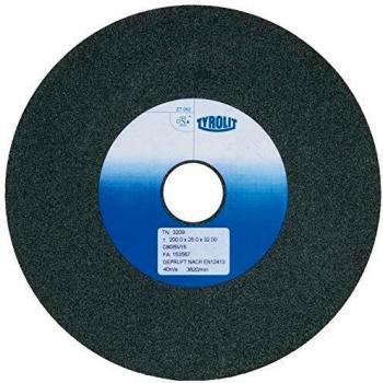 Tyrolit 3135 Muelas para Esmeriladoras de Pedestal Cerámico Convencional, 1 Forma, C 80 J5 V15 Especificación, 40 Vmáx m/s, 200mm x 20mm x 32mm