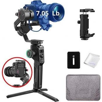 MOZA Aircross 2 Estabilizador Gimbal de 3 ejes para cámaras compactas, Apto para BMPCC 4K, Canon EOS R, Cámaras Sony a Series, Carga 3,2 kg, Peso Gimbal 950 g