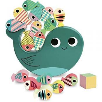 Vilac Vilac7716 Whale Equilibrist Game, Multicolor