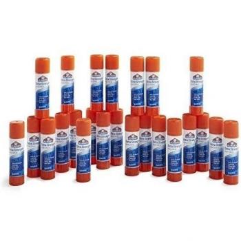 Glue Stick,Extra Strength,Permanent,Washable,.28,24/PK, Sold as 1 Package